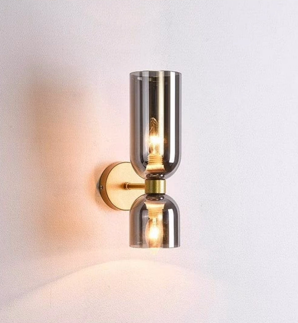 Updown Funnel Wall Sconce LED Light – Glass Design