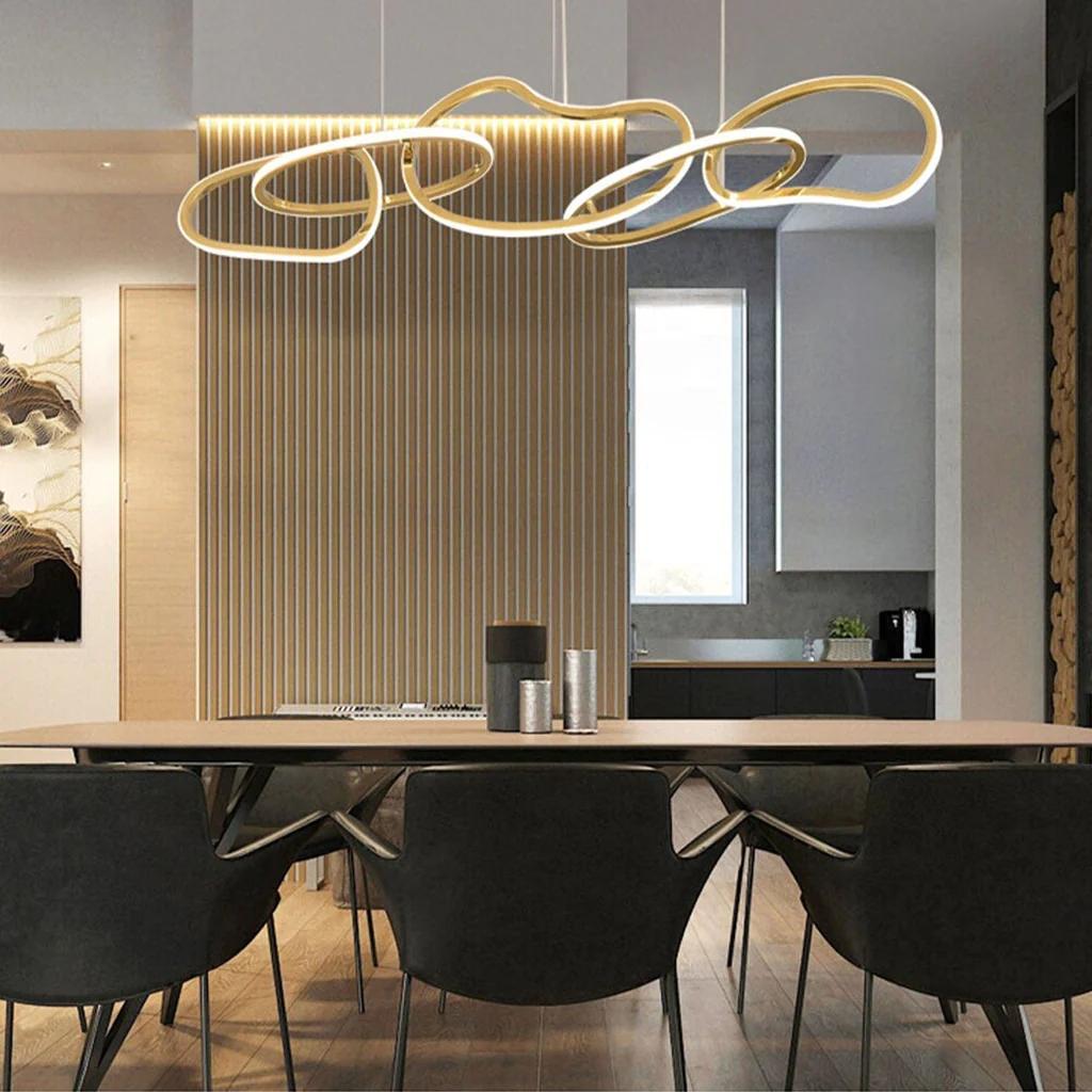 Dining table store chandelier modern