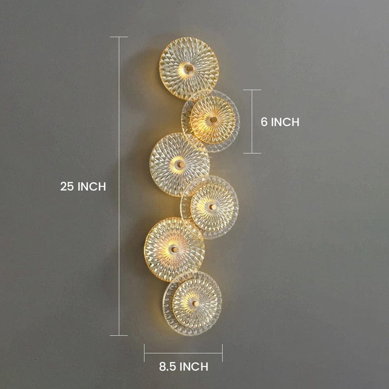 Circular Crystal Light - Sparc Lights