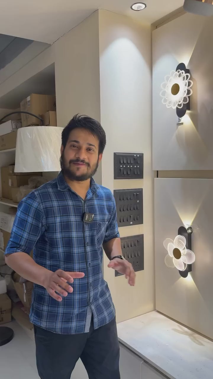 Double Head Round Sphere Ball Sconce Wall Light