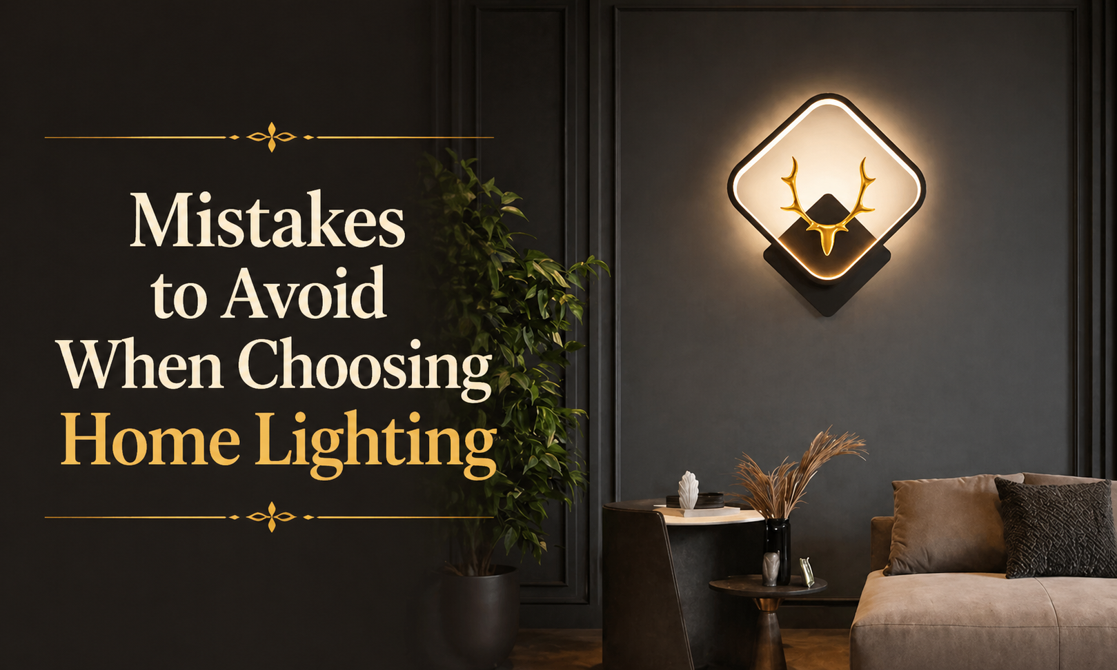 Mistakes to Avoid When Choosing Home Lighting