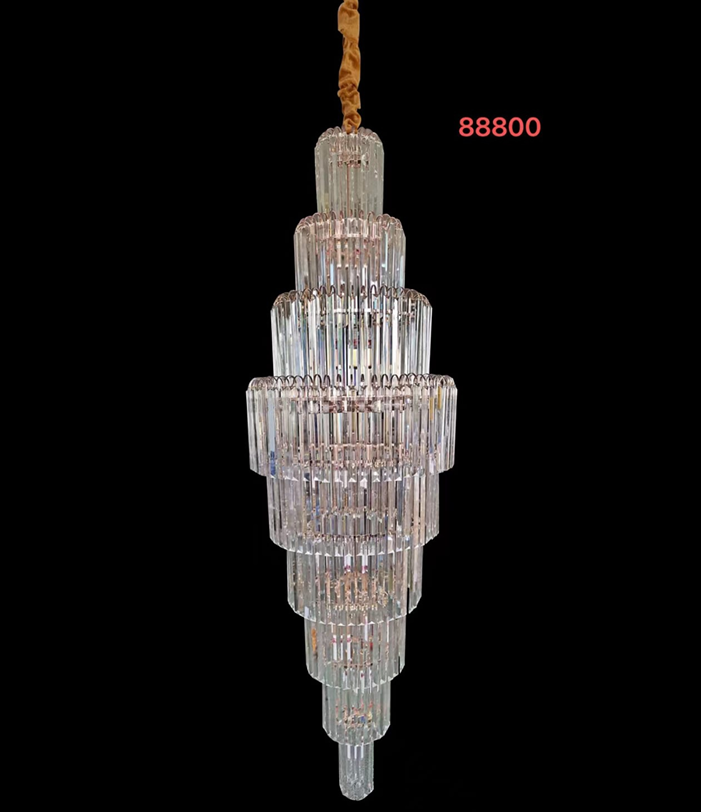 Light Fountain Crystal Chandelier