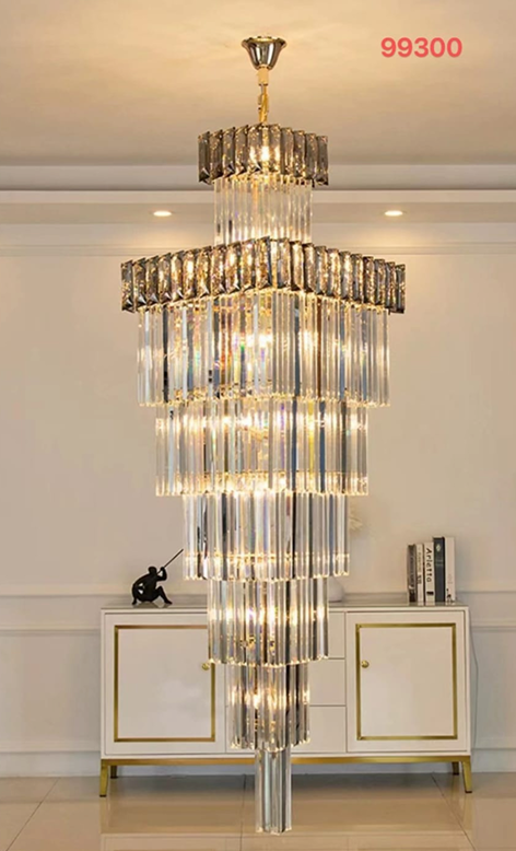 Stair of light Crystal Chandelier