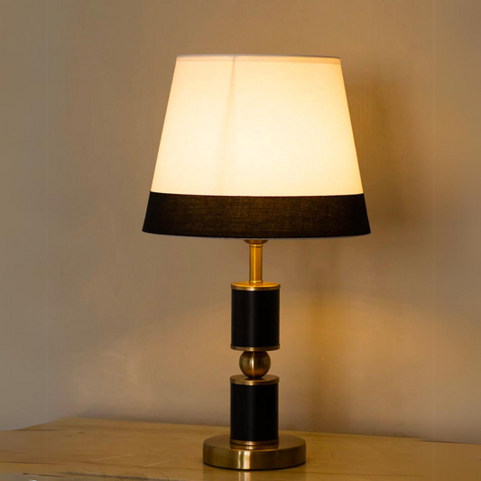 Gold And Black Base Table Lamp - Sparc Lights