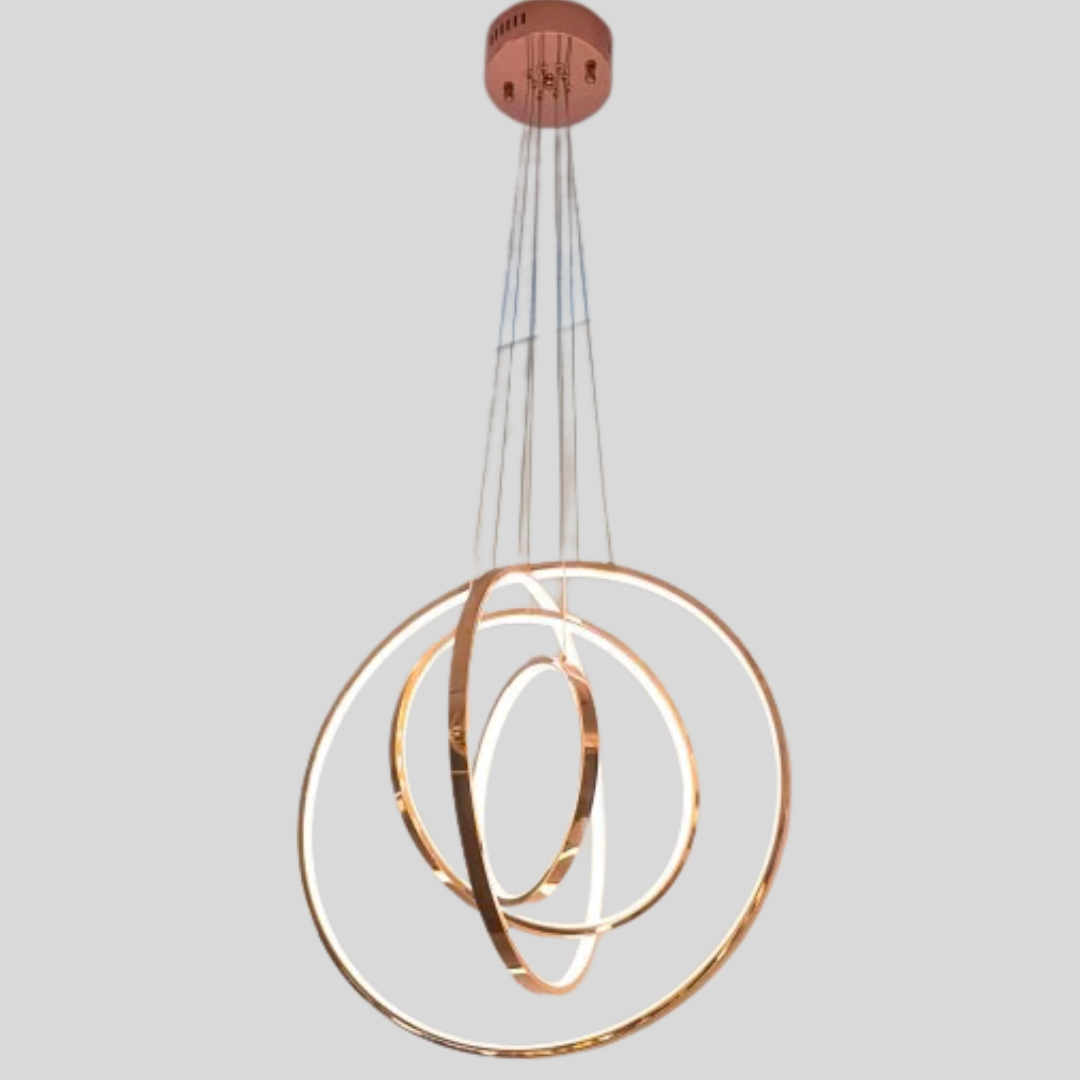 Vertical Rings Hanging Lights - Sparc Lights