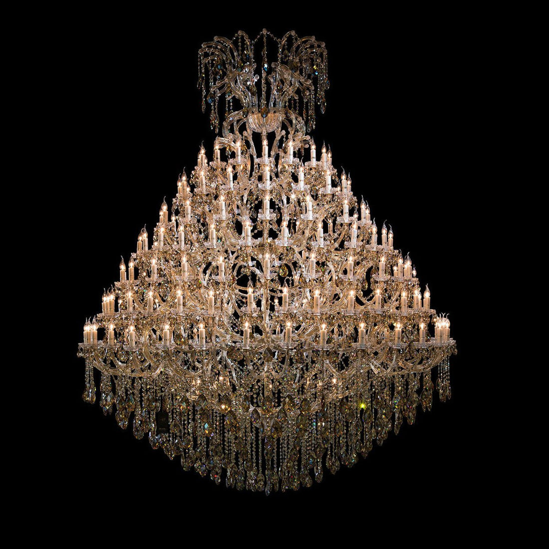 Maria Elegant filament Double Height Chandelier