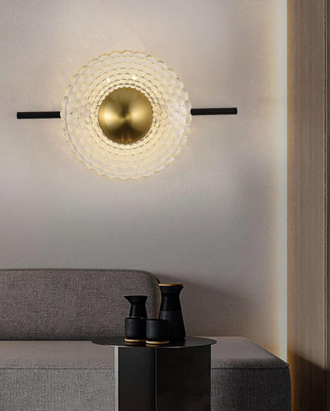 Sun Disc Wall Light