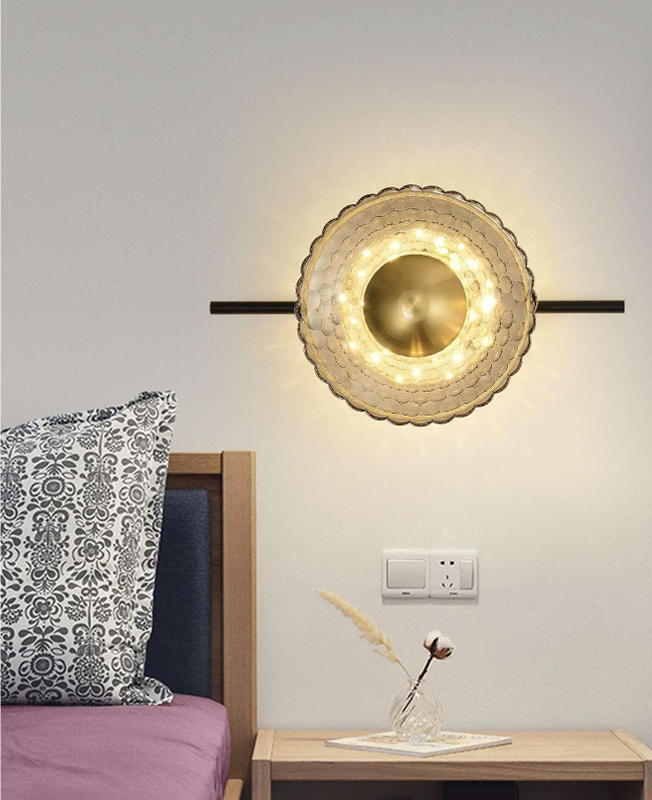 Sun Disc Wall Light