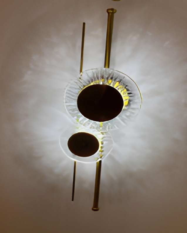 Dancing flare Wall Light