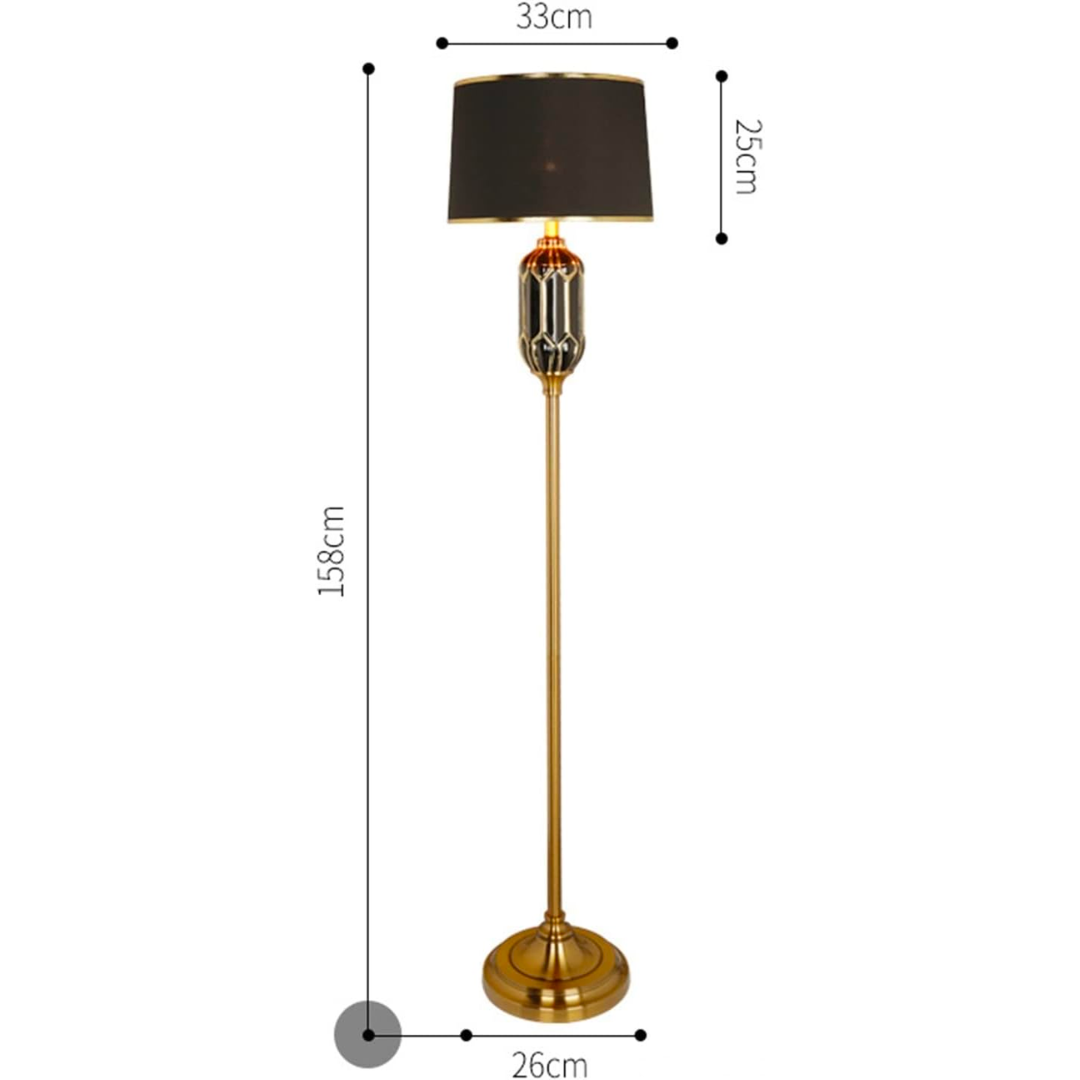 Designer Carved Floor Lamp