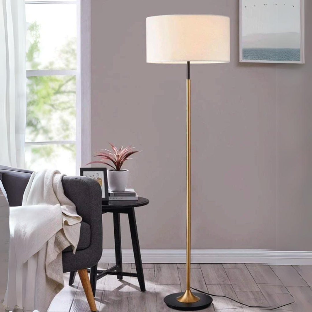 Standing Golden Black Lamp - Sparc Lights