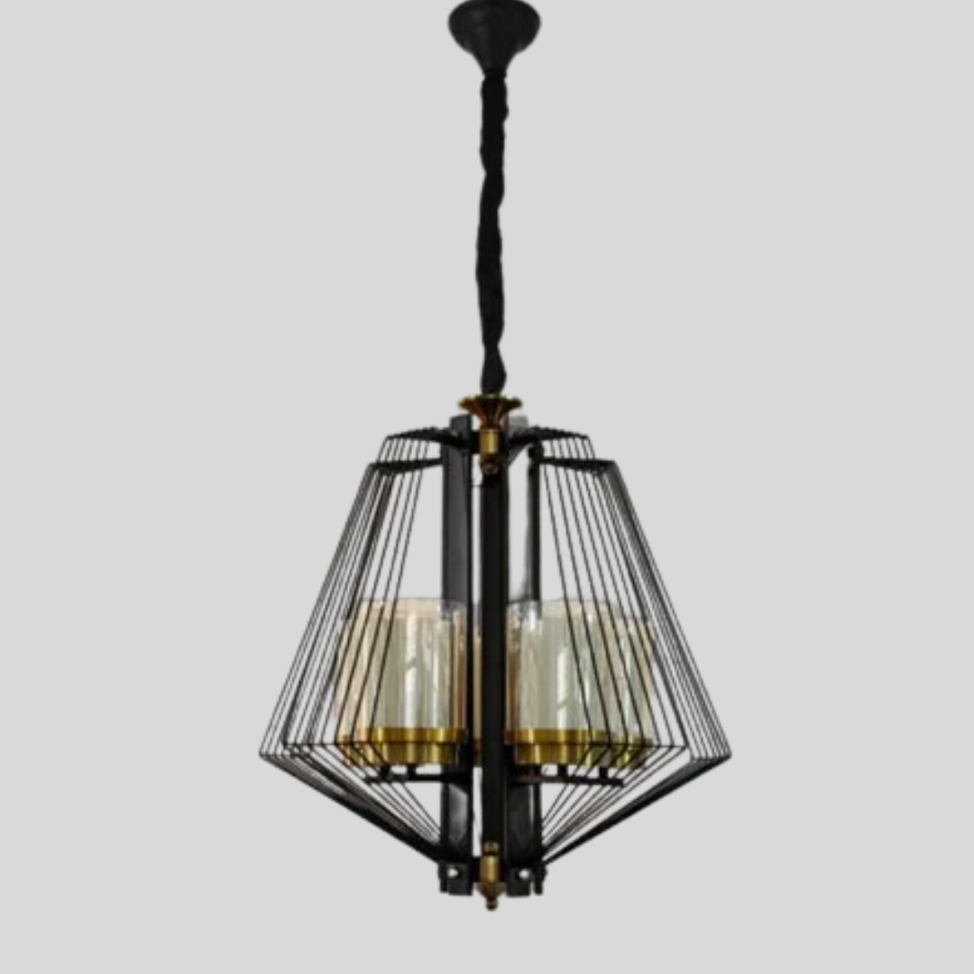 Modern Caged Hanging Light - Sparc Lights