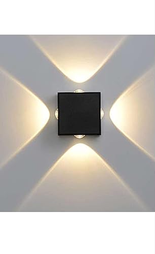 4 Way Wall Light In Square - Sparc Lights
