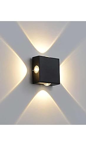 4 Way Wall Light In Square - Sparc Lights