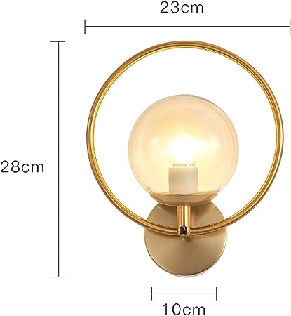 Modern Inner-Ring Moon Style Wall Light - Sparc Lights