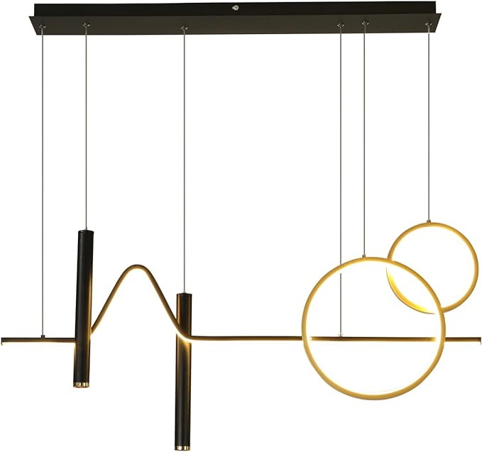 Twin Halo Luminaire Modern Chandelier - Sparc Lights