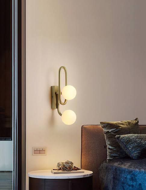 Cream White Dual Globe Wall Light - Sparc Lights