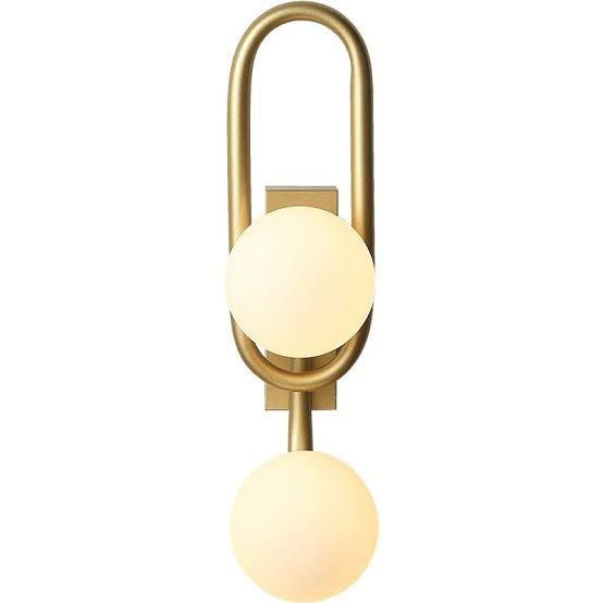 Cream White Dual Globe Wall Light - Sparc Lights