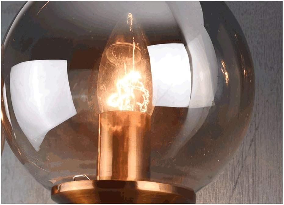 Minimalist Amber & Smoke Bulb Wall Light - Sparc Lights