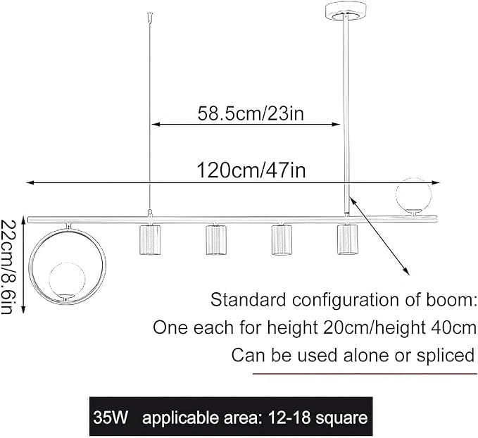 Flexilight Quintet Modern Chandelier - Sparc Lights