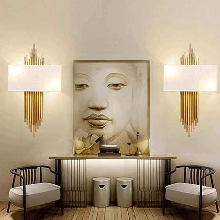 Sharp White & Gold Wall Light - Sparc Lights