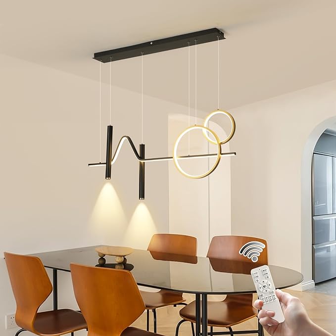 Twin Halo Luminaire Modern Chandelier - Sparc Lights