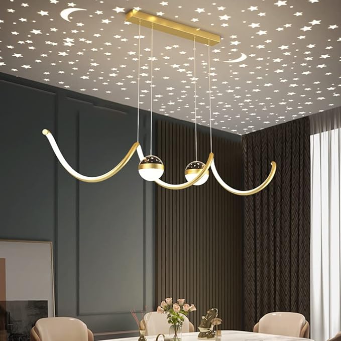 Stellar Twist Modern Chandelier - Sparc Lights