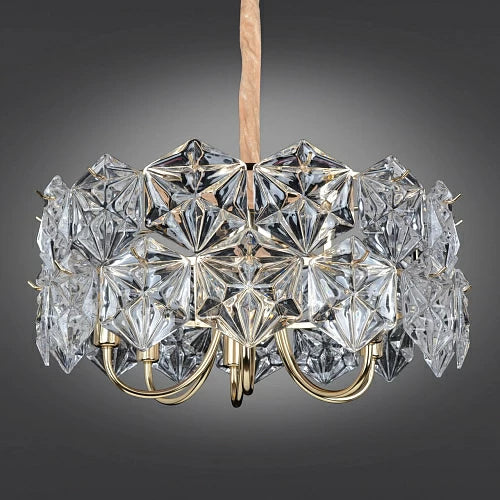 Sharp Cut Glass Antique Chandelier - Sparc Lights