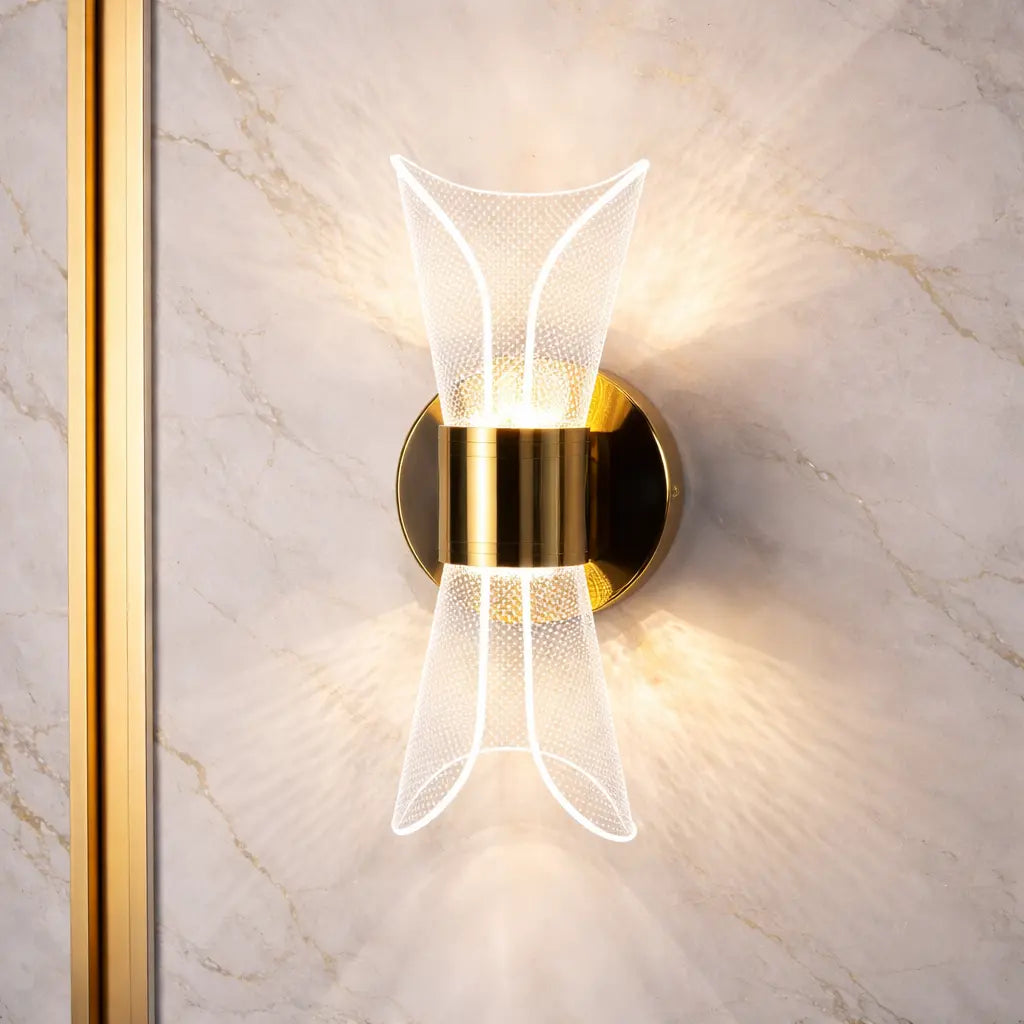 Acrylic Spacer Wall Light Up-Down Sconce Light