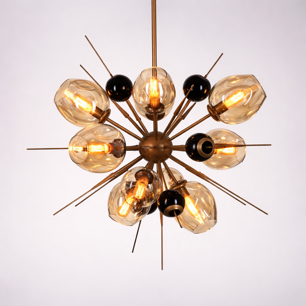 Antique Spark LED Chandelier – Modern Elegance
