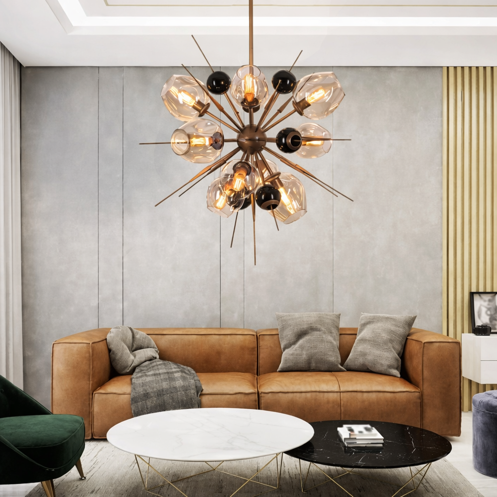 Antique Spark LED Chandelier – Modern Elegance