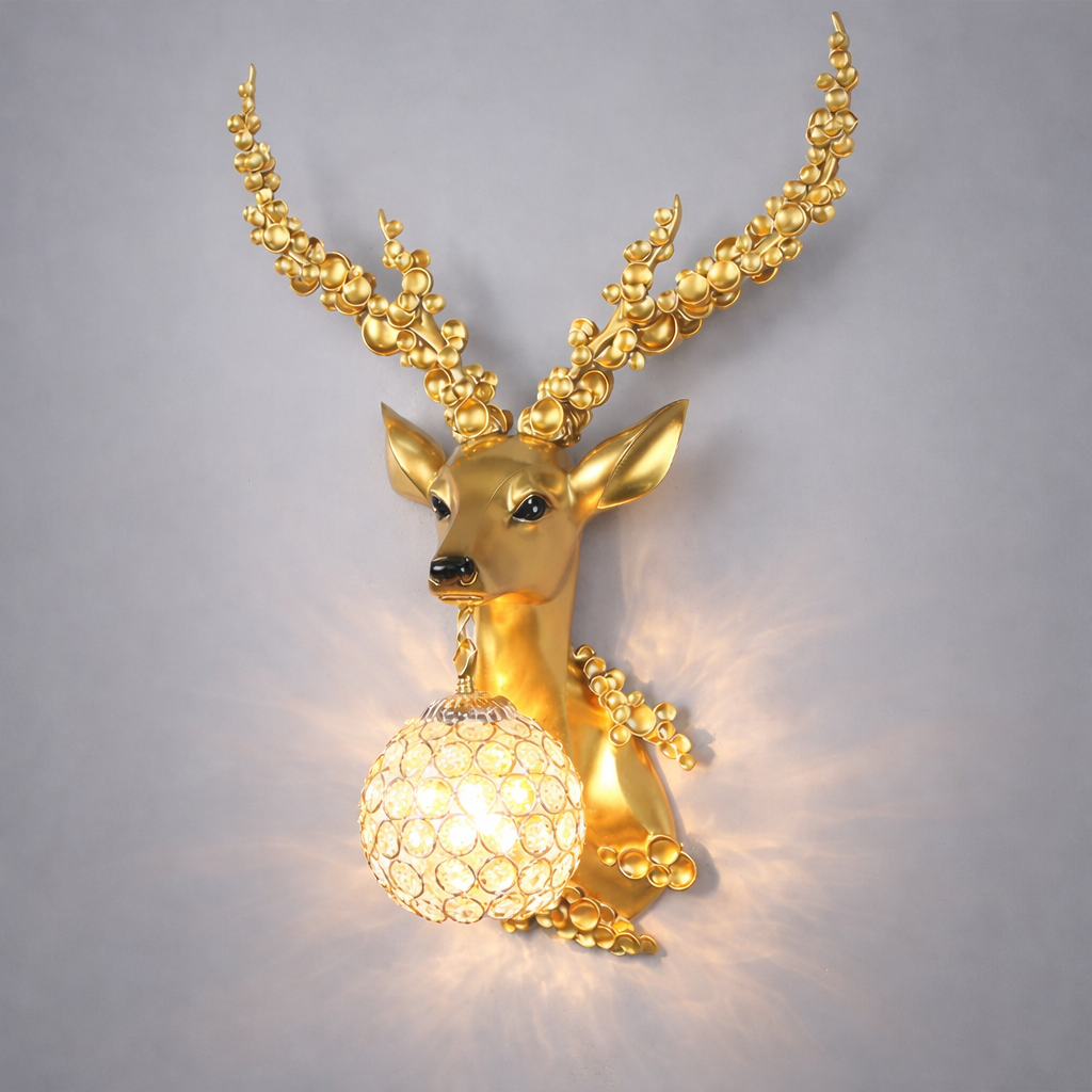 Artistic_Deer_Wall_Sconce_LED_Lights