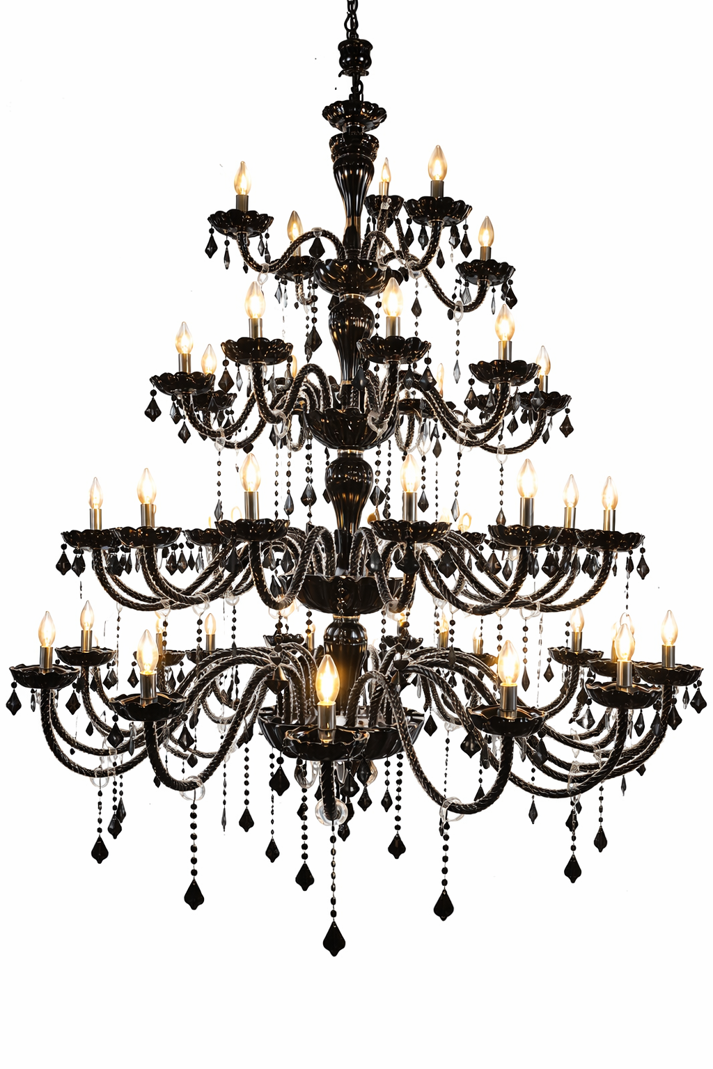 Black Chalice Italian Chandelier