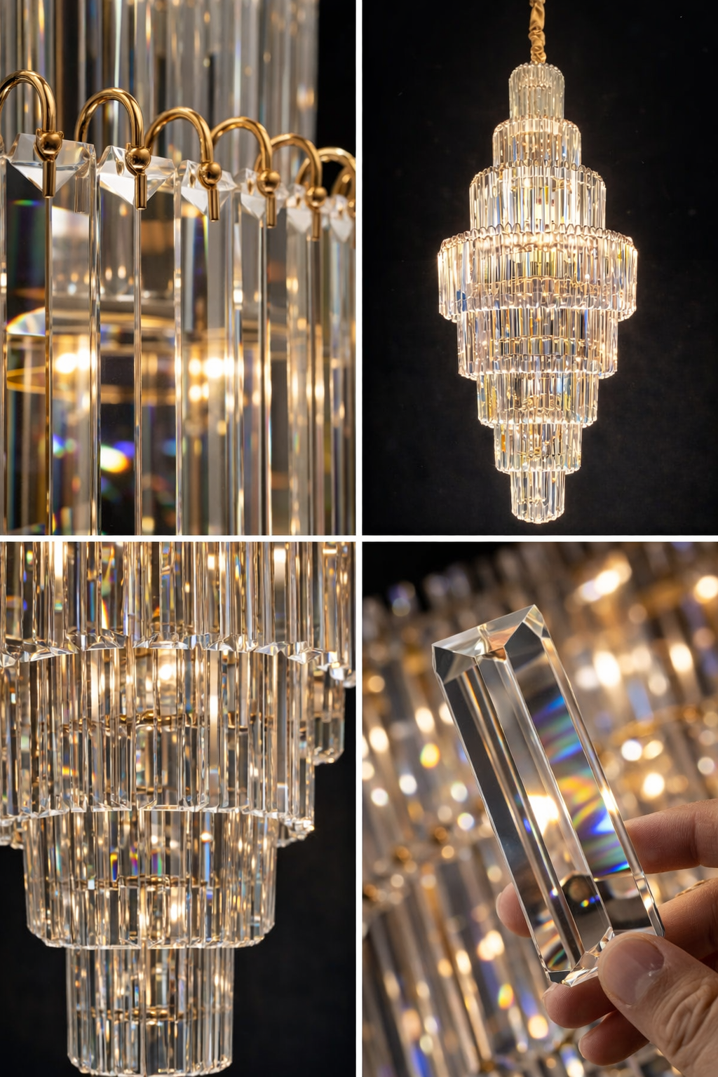 Light Fountain Crystal Chandelier
