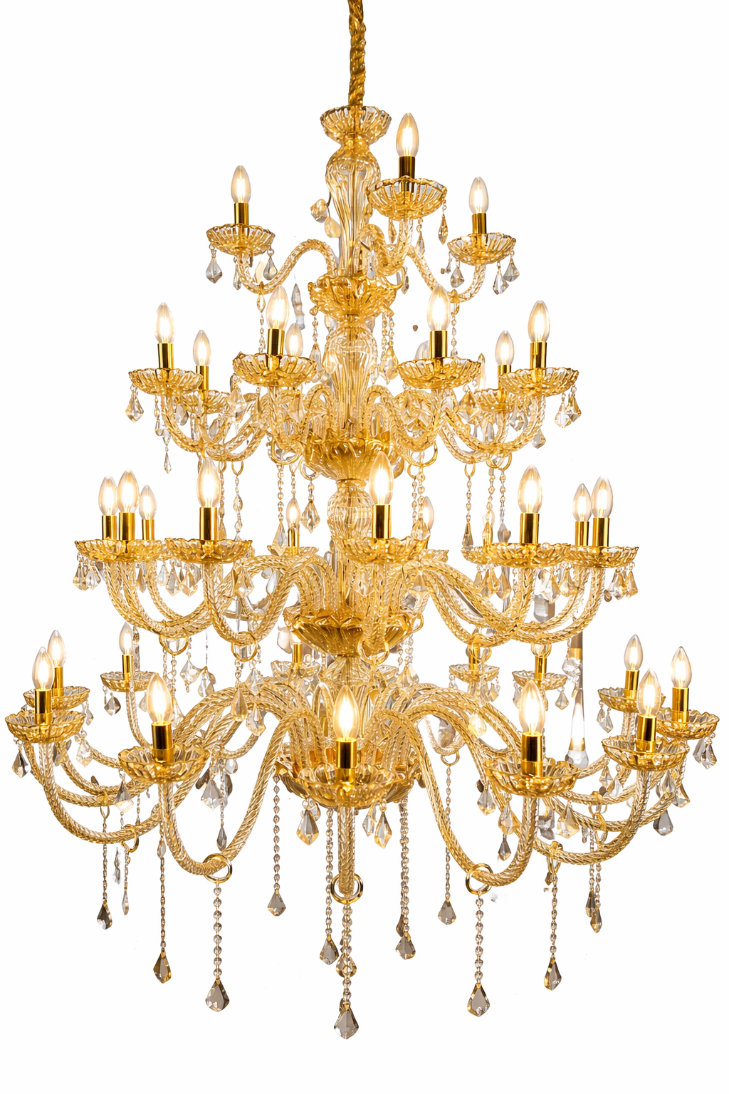 Crystal Chalice Italian Chandelier