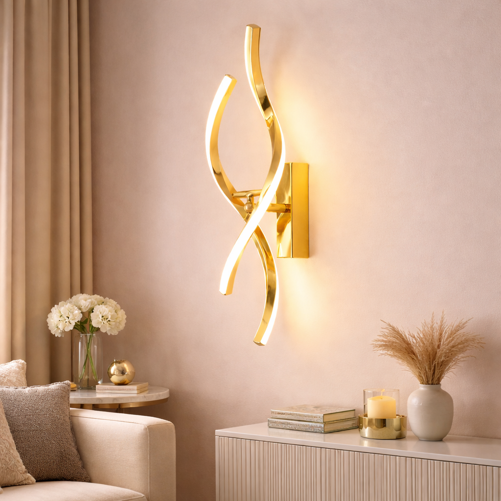 Dancing Lines Wall Light