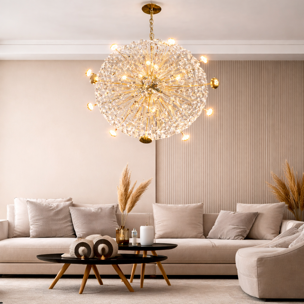 Dandelion Crystal Chandelier
