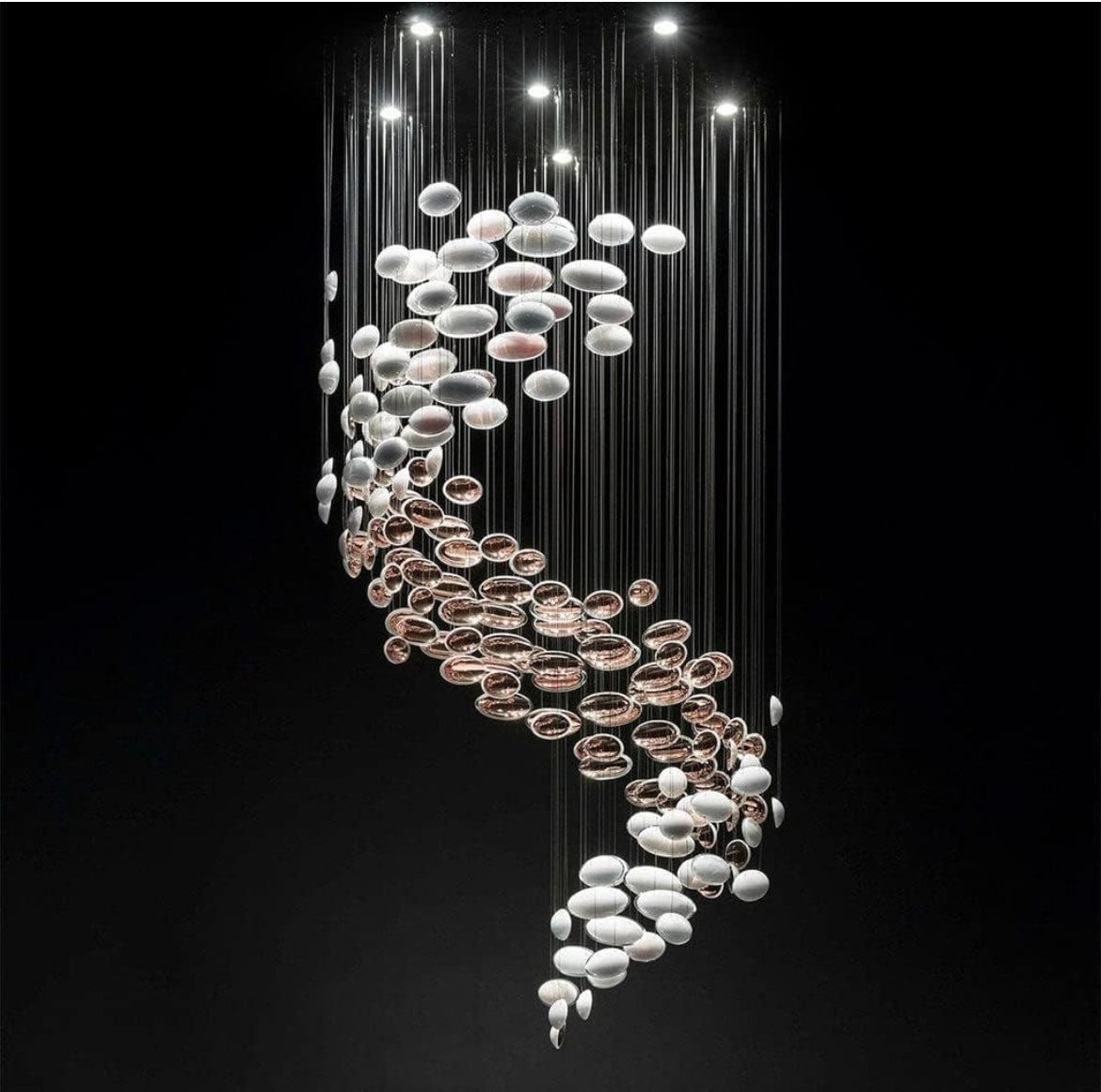 Divine Descent Crystal Chandelier