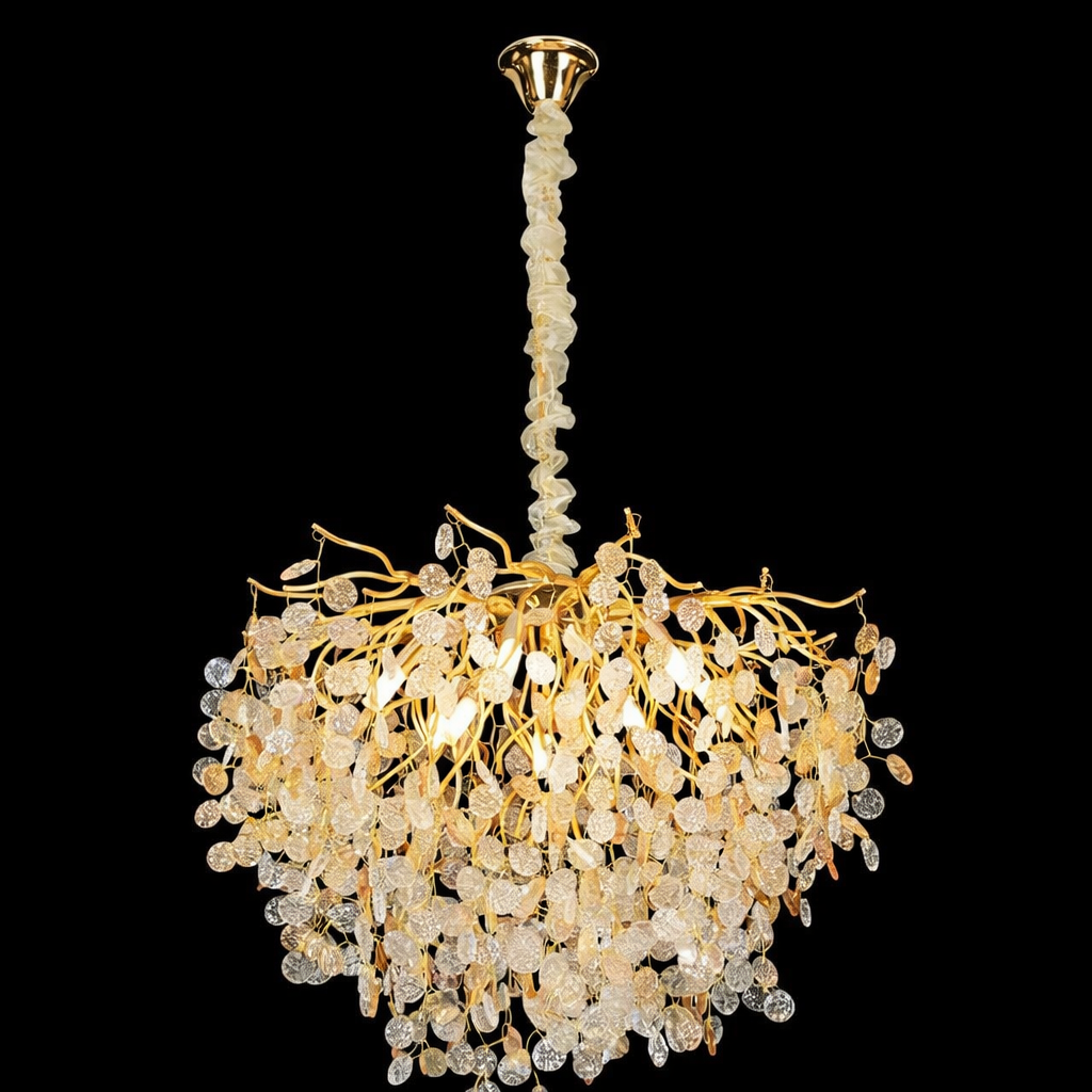 Elegant French Crystal Chandelier
