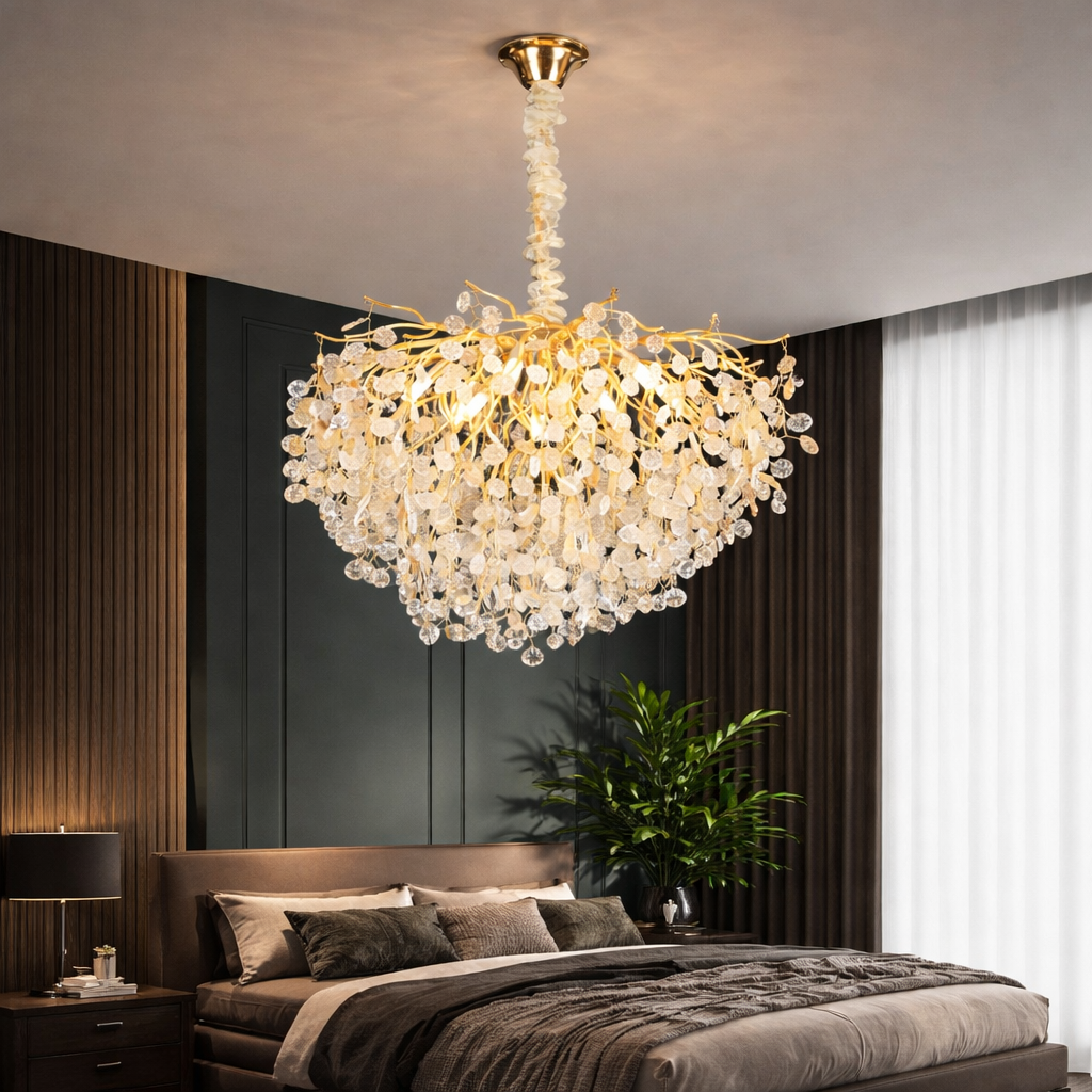 Elegant French Crystal Chandelier