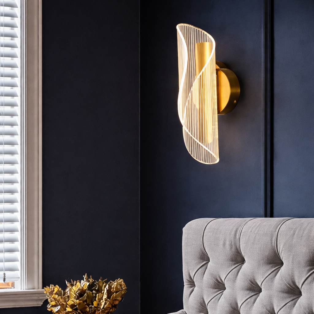 Elegant Crystal-Clear Wall Light - Sparc Lights