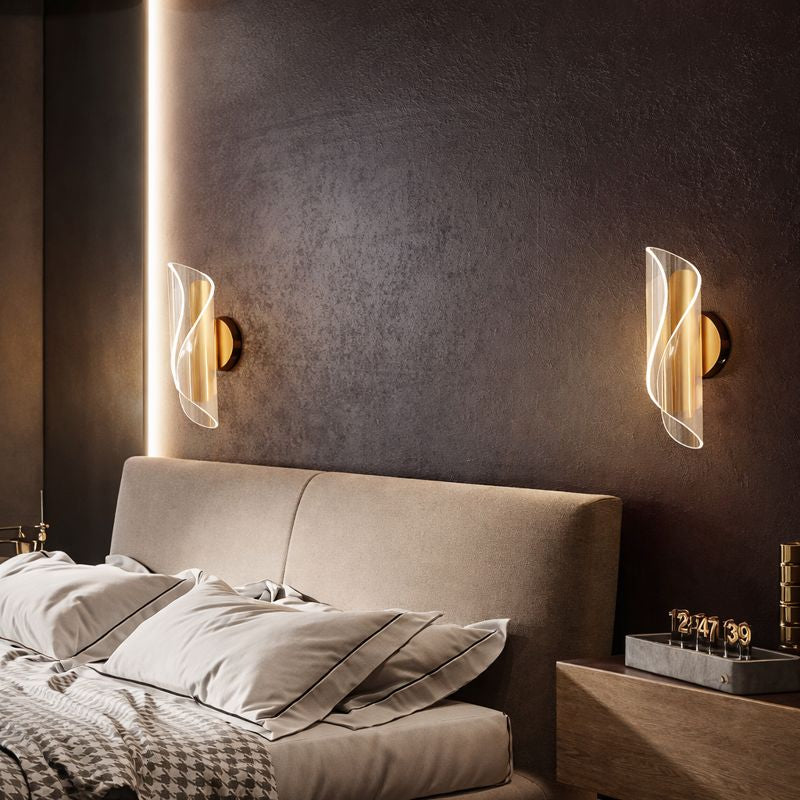 Elegant Crystal-Clear Wall Light - Sparc Lights