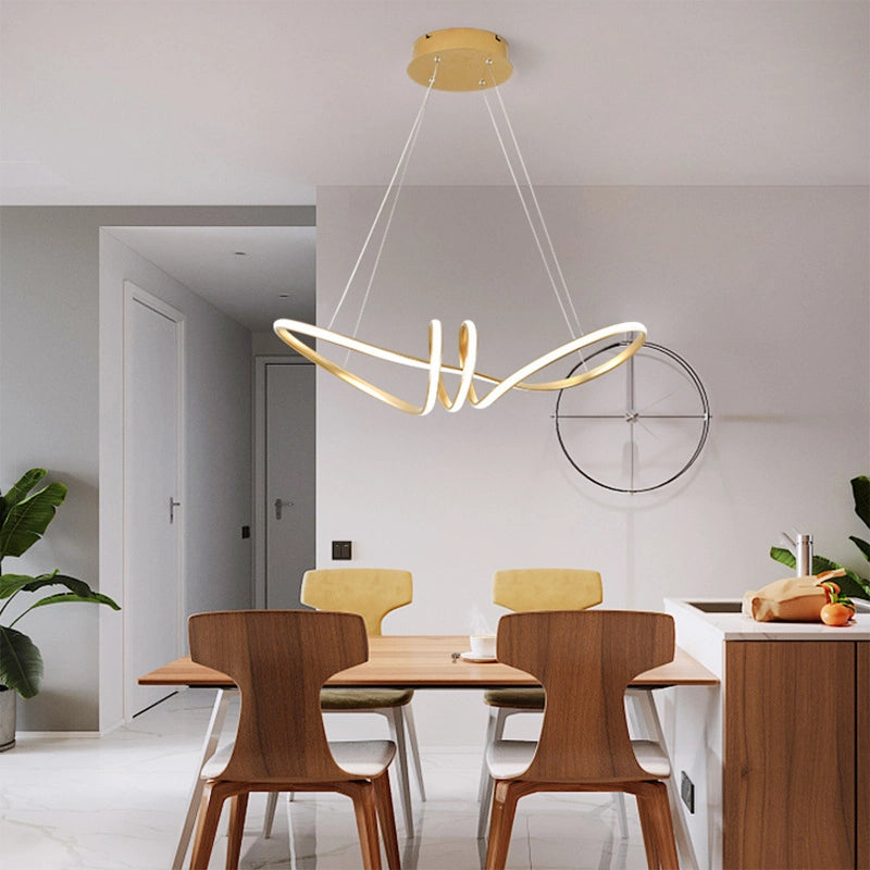 Twists Modern Chandelier - Sparc Lights