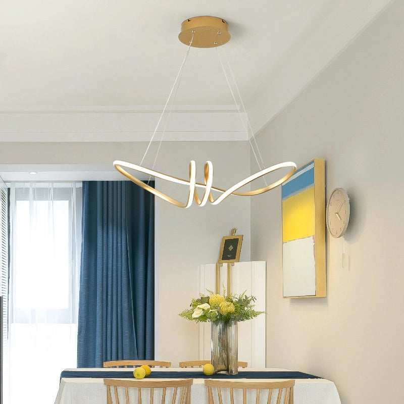 Twists Modern Chandelier - Sparc Lights