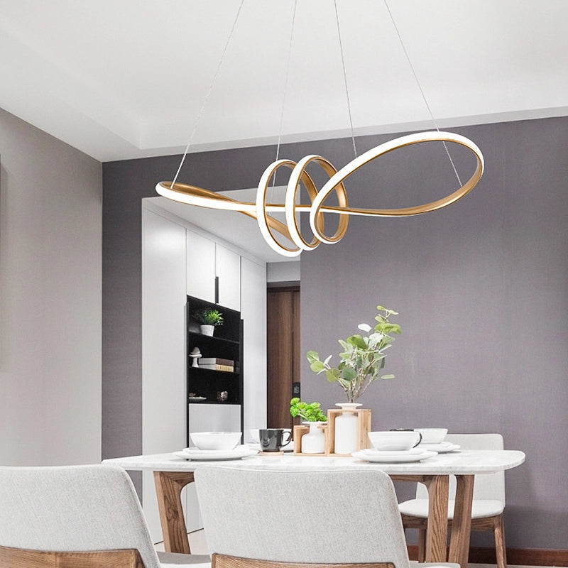 Twists Modern Chandelier - Sparc Lights