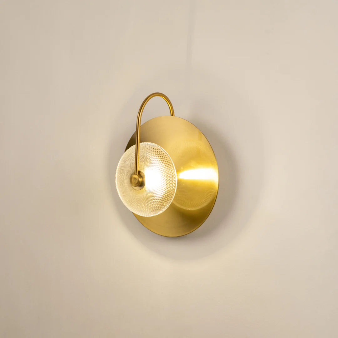 Drum Shape Round LED Wall Sconce Light