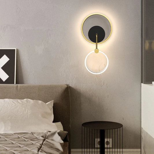 White Earring-Style Wall Light - Sparc Lights