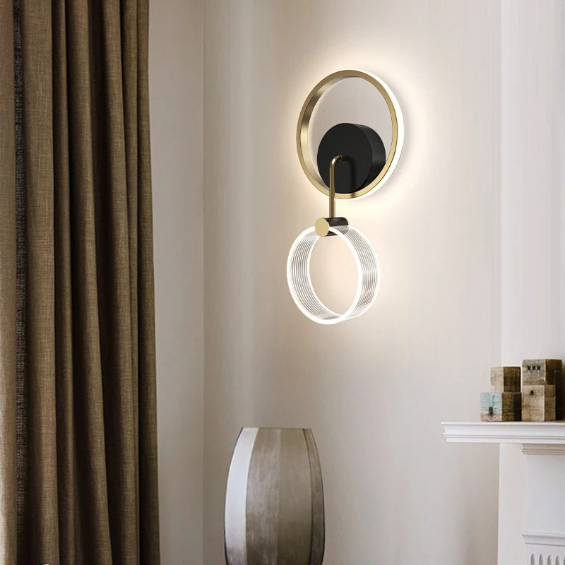 White Earring-Style Wall Light - Sparc Lights