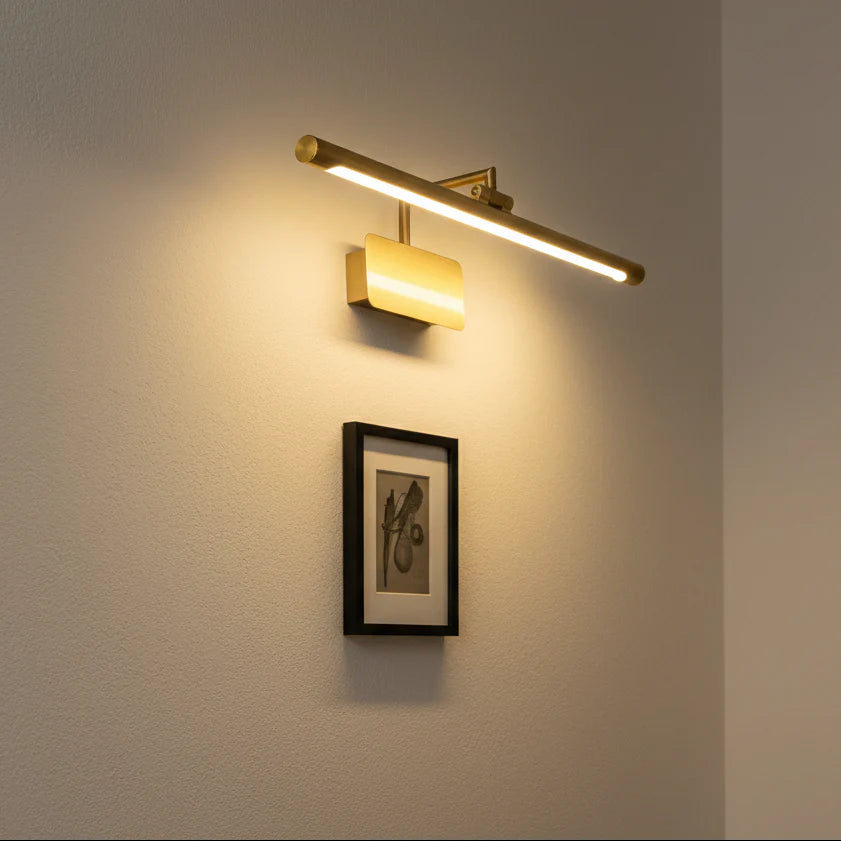 Golden Cresent Style Mirror Light