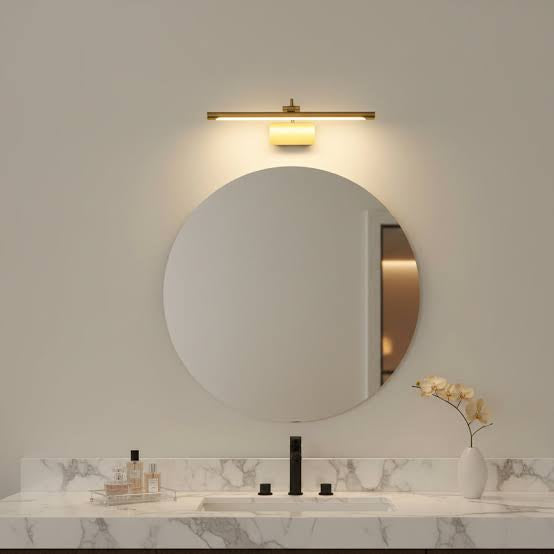 Golden Cresent Style Mirror Light